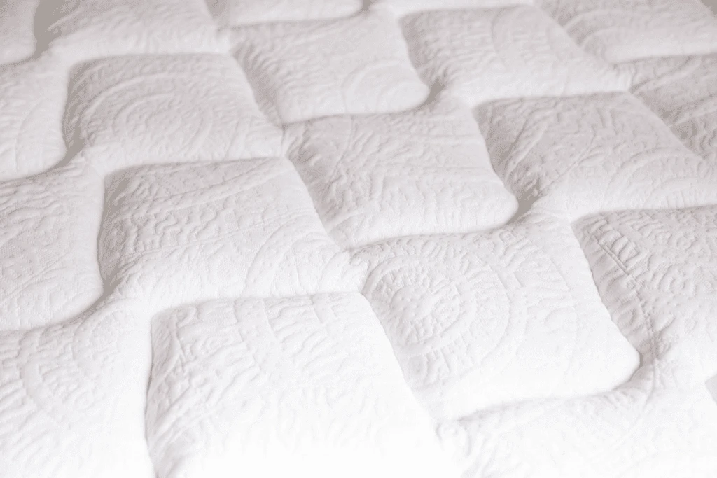 Skin irritation from fiberglass mattress fibers