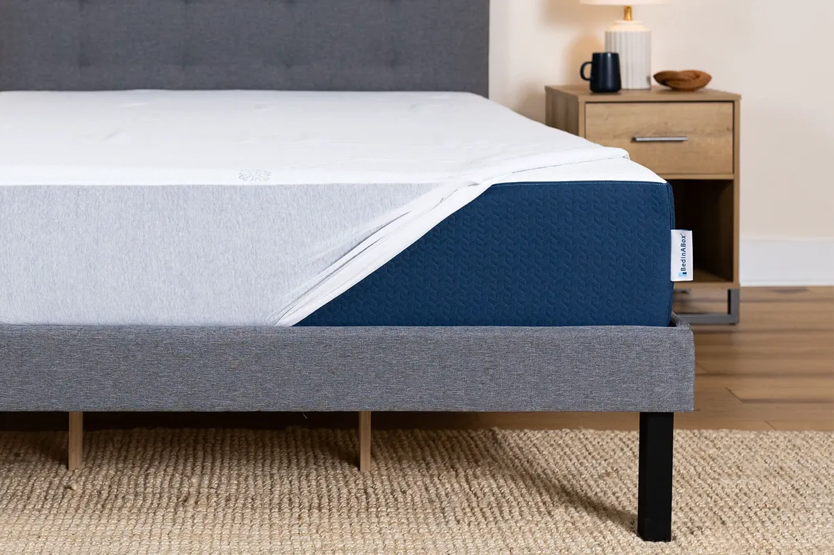 BedInABox Original memory foam mattress in a bedroom