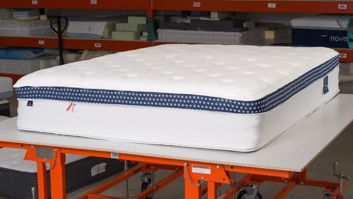 WinkBed mattress construction and cover