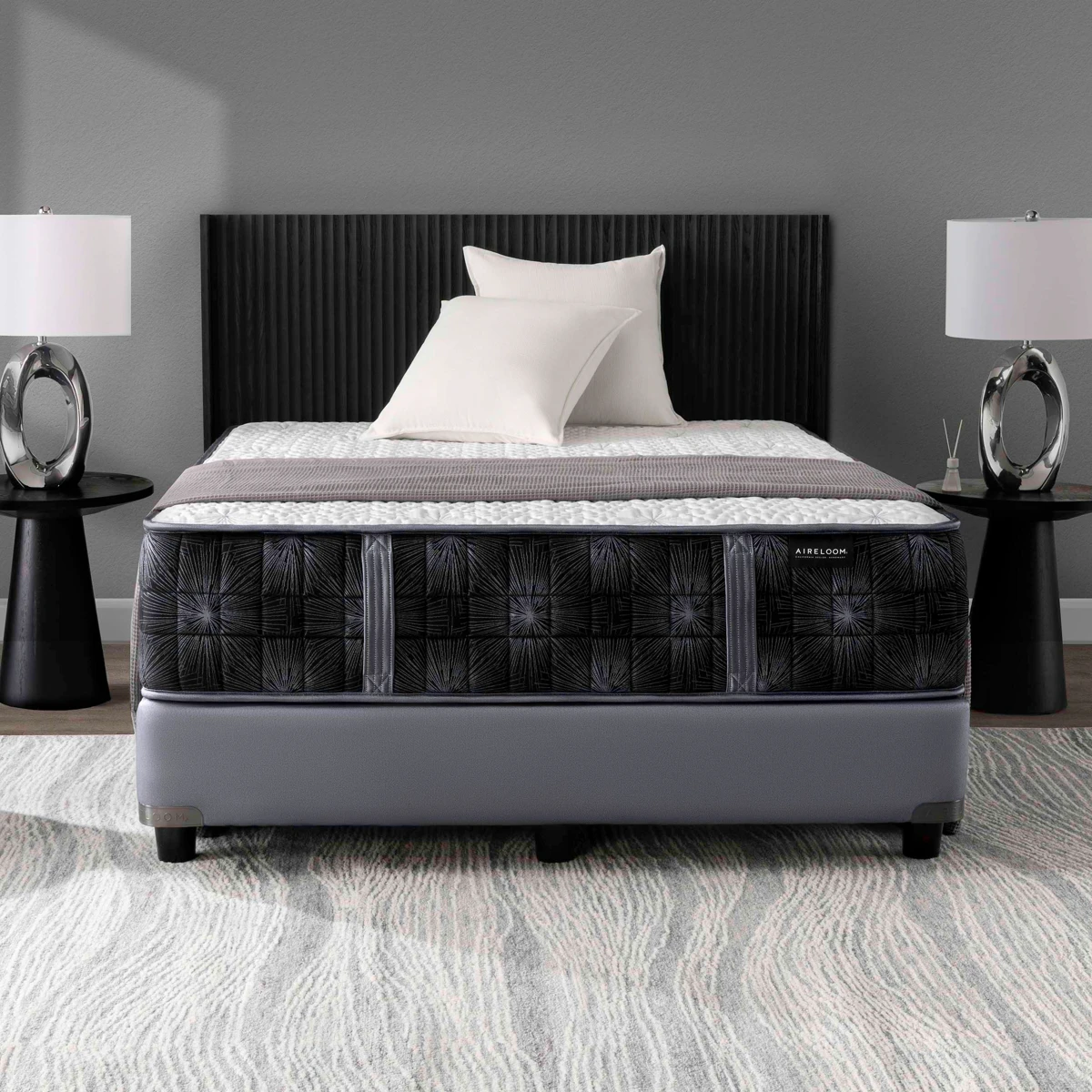 Aireloom Summit hybrid mattress lifestyle photo