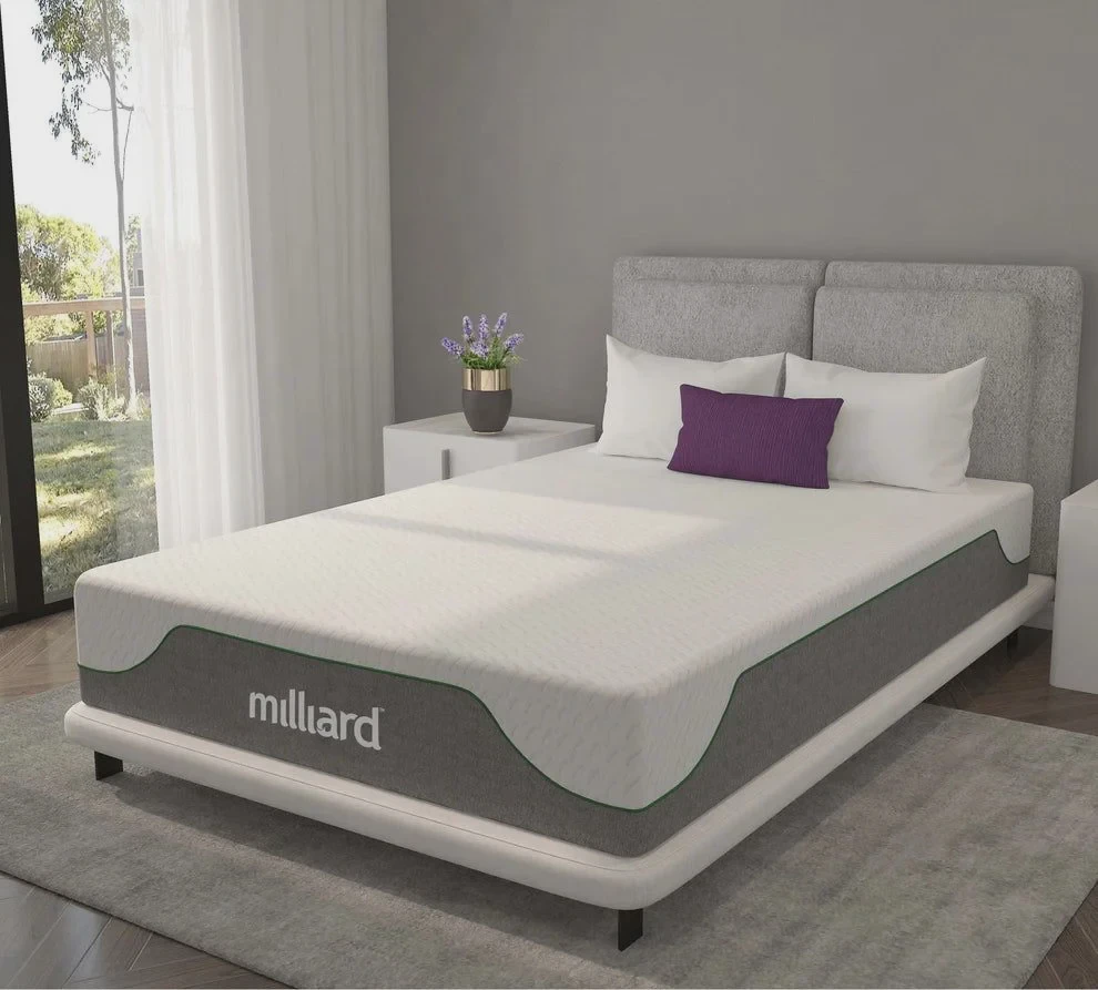 Milliard memory foam mattress construction layers