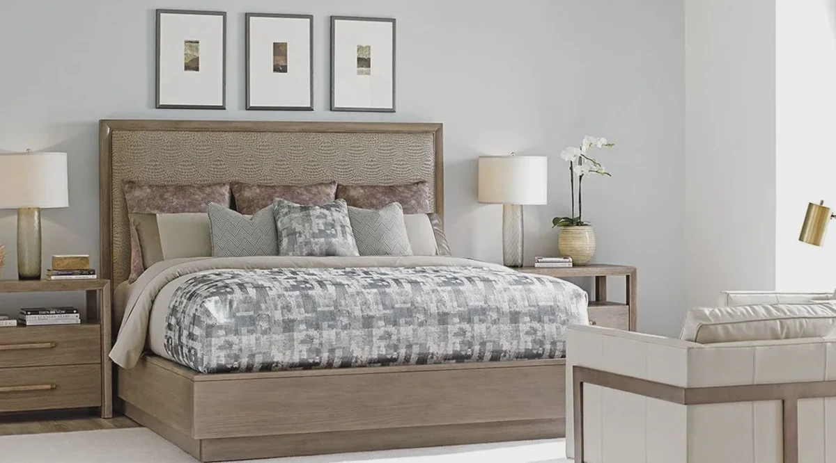 Wooden platform bed as a box spring alternative