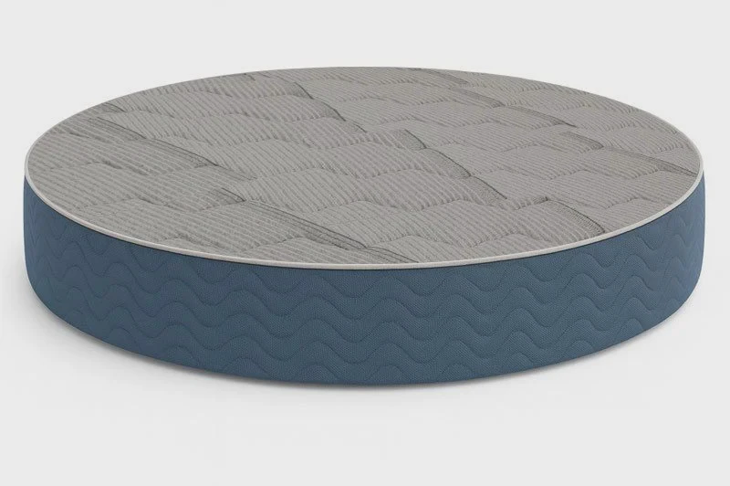 Plush quilted round innerspring mattress for guest rooms