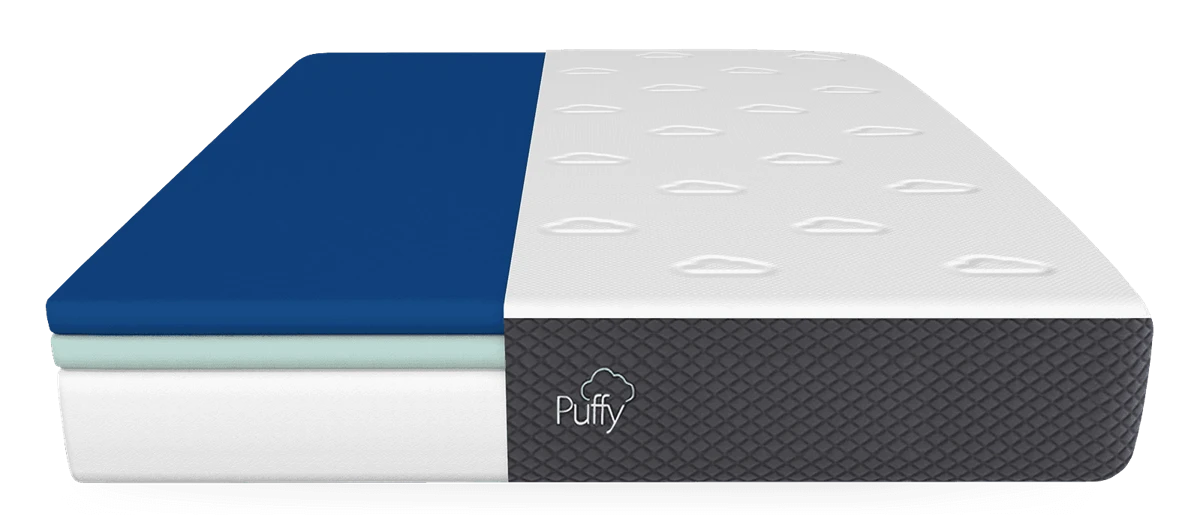 Puffy mattress five-layer construction diagram