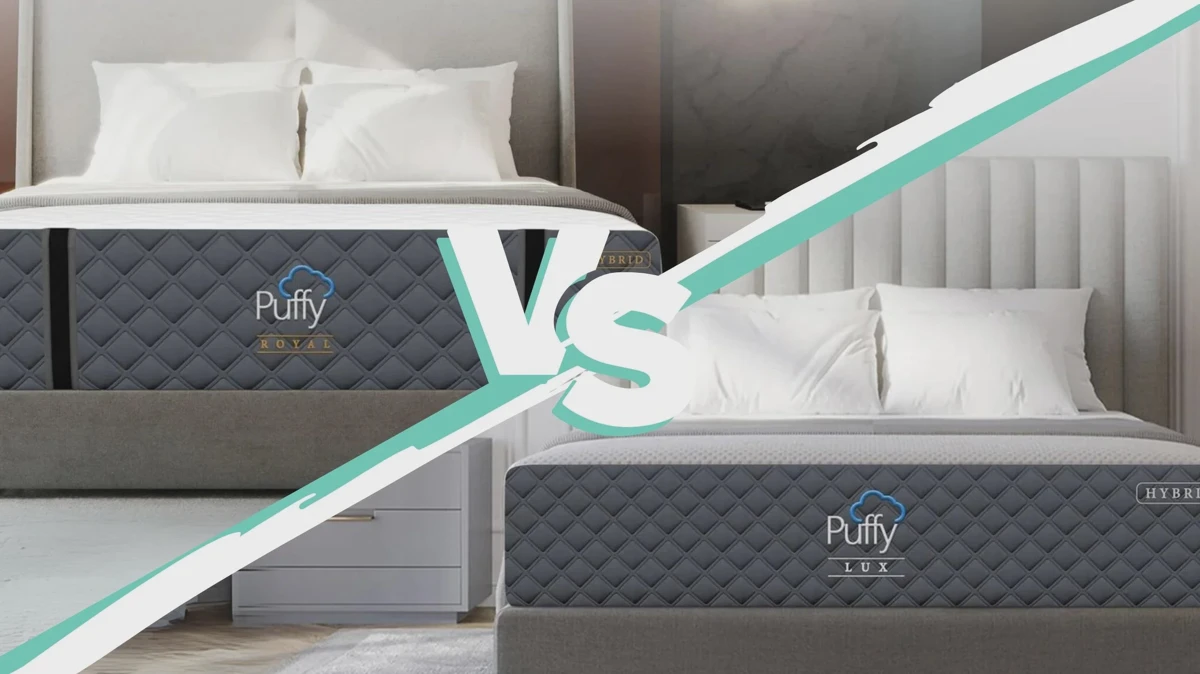 Puffy Lux and Puffy Royal mattress comparison