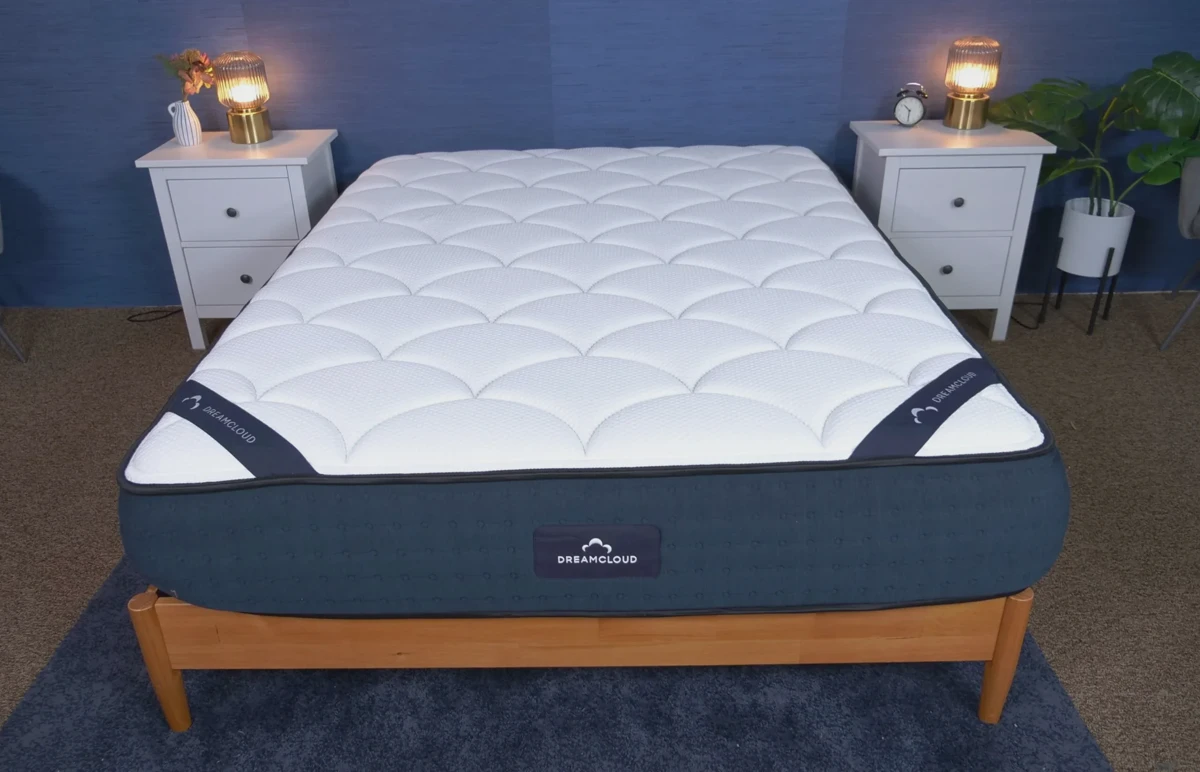 Close-up of DreamCloud gel memory foam comfort layer