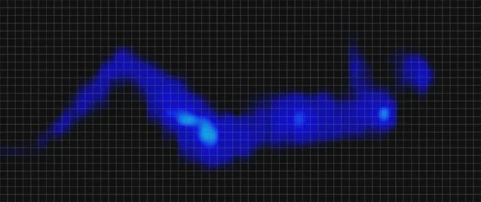 Nolah Evolution side sleeping pressure map