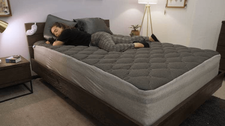 The back sleeper can also choose an eLuxury mattress for comfort and support