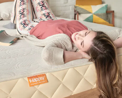 The Happsy Organic Mattress offers a natural sleep solution