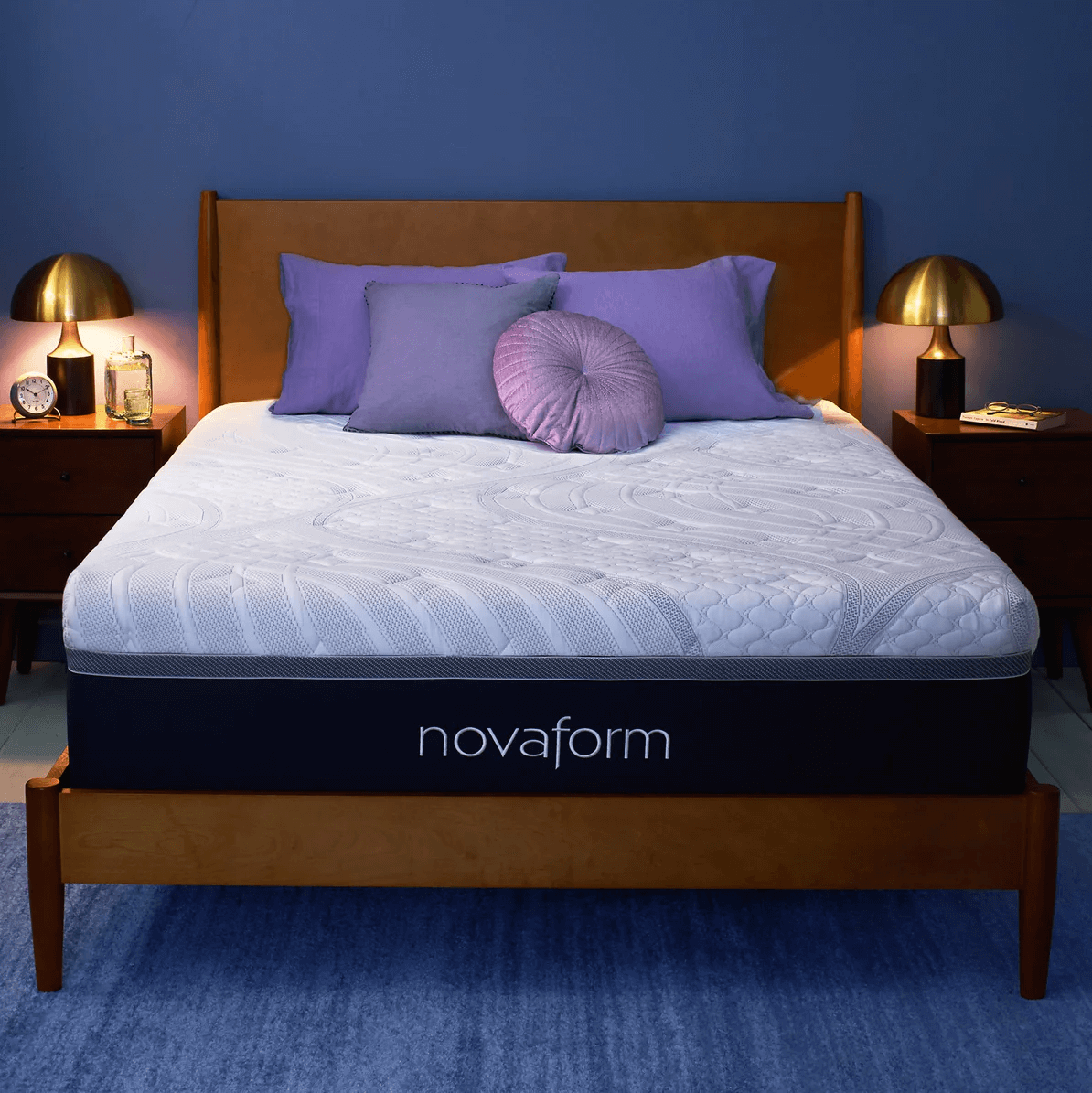 The construction of Novaform ComfortGrande mattress is all-foam layers