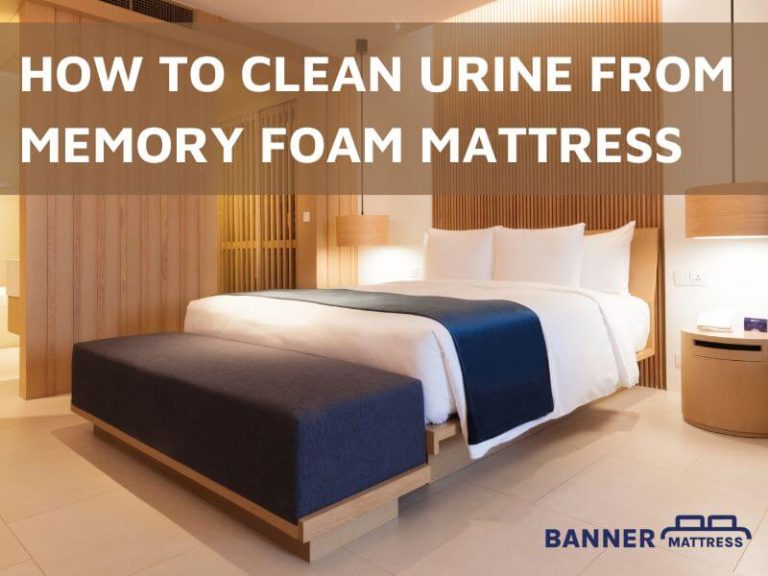 How To Clean Urine From Memory Foam Mattress? (Expert Tips)