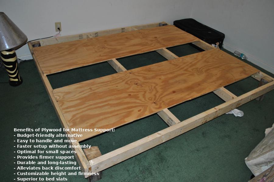 you can place plywood under the mattress