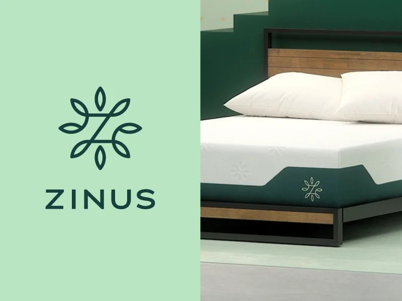 Zinus mattress logo & bedding